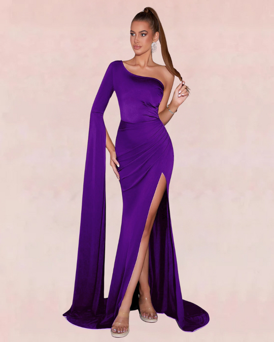 Jubilee Bodycon Maxi Dress - Purple