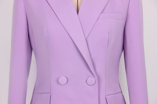 Chic Three-Piece Blazer Suit Set for Ambitious Business Women