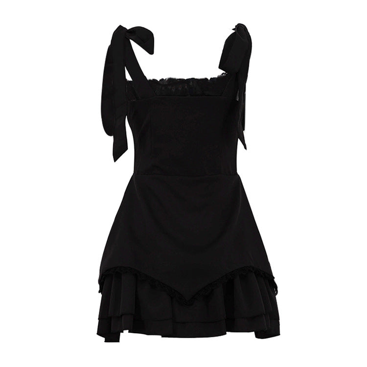 Chic Summer Ruffled Spaghetti Strap Dress for Women