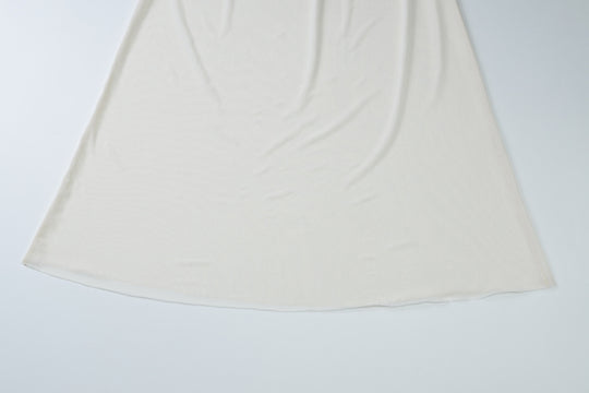 Women Clothing Summer off Neck Mesh Stitching Sexy Slim Fit Pleated Dress