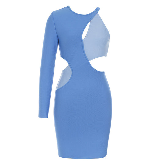 Solace Bandage Mini Dress - Blue