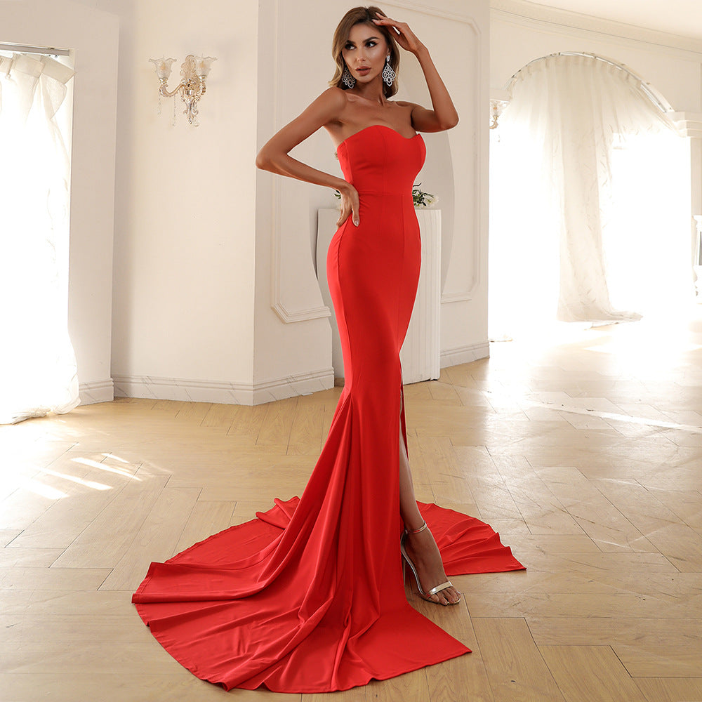 ête Finery Bodycon Maxi Dress - Red