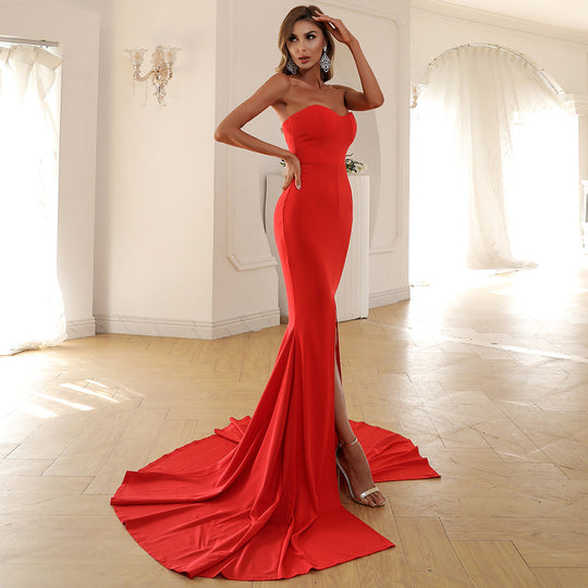 ête Finery Bodycon Maxi Dress - Red