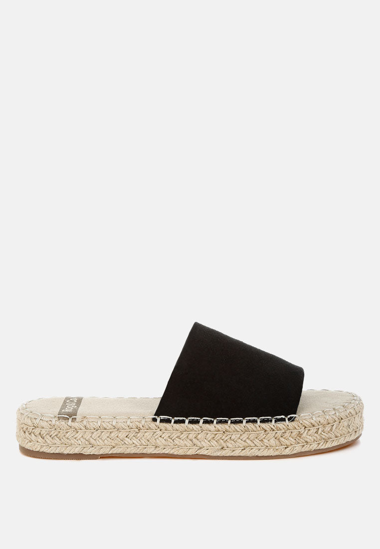 Huntra Real Soft Leather Espadrille Flatforms-5