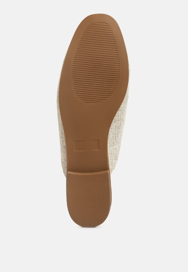 Akua Horsebit Embellished Mules-4