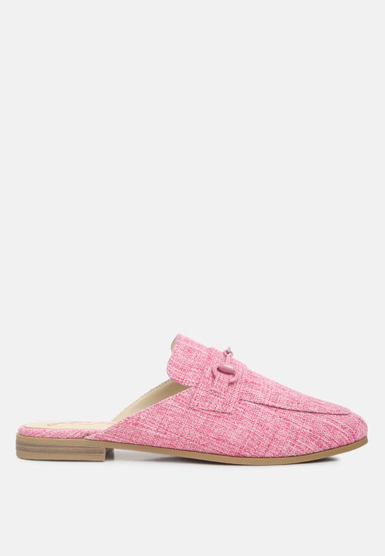 Akua Horsebit Embellished Mules-5
