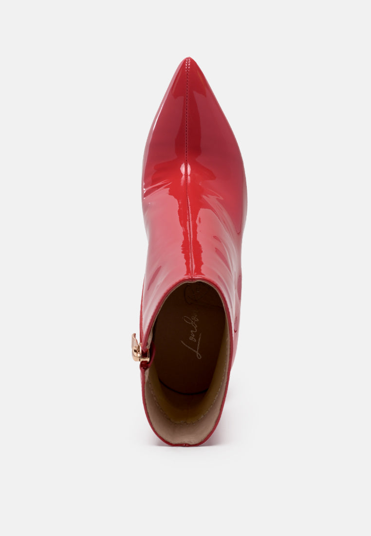 Siren Patent Faux Leather Bootie-3