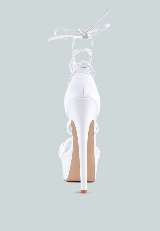 Twerk Tie-Up Braided High Platform Sandals-4