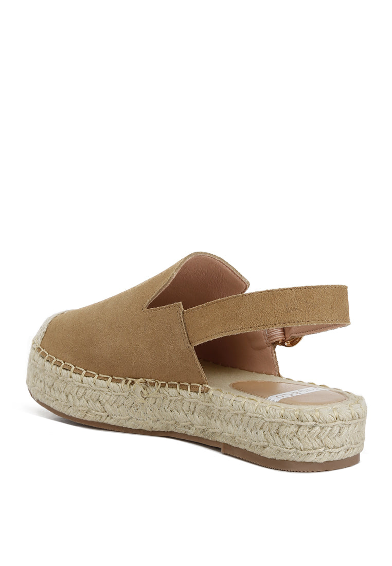 Affie Genuine Suede Slingback Strap Espadrilles-2