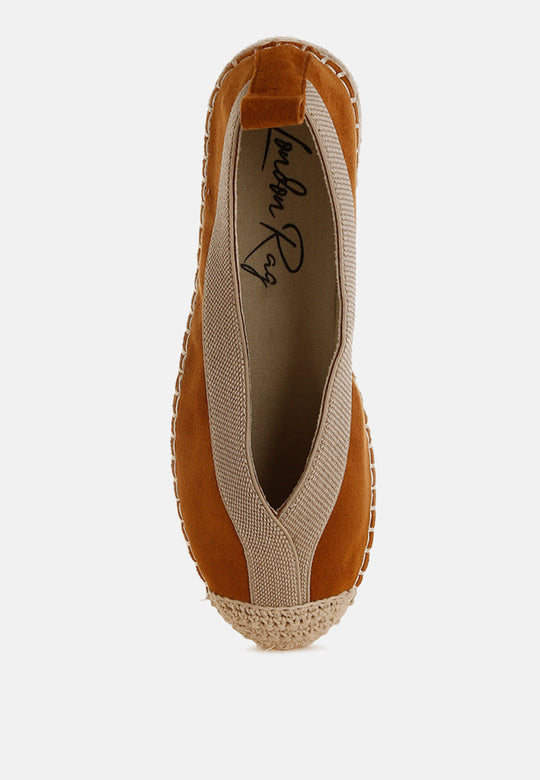 Yalva Microfiber Detachable Lace Espadrilles-3