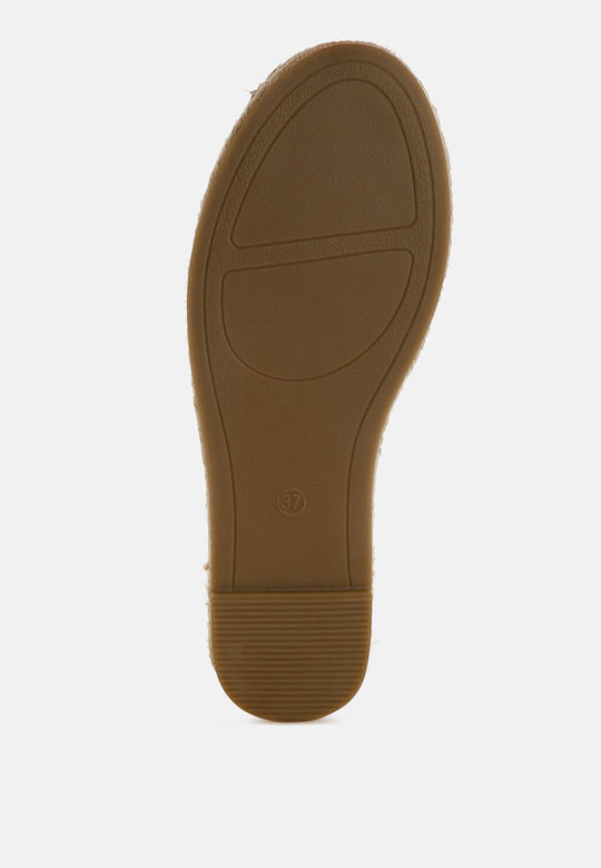 Yalva Microfiber Detachable Lace Espadrilles-4