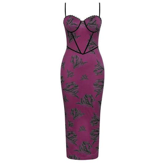 Astral Bandage Maxi Dress - Purple | Slay Eclectic