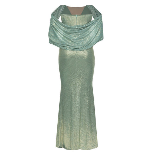 Bohemian Bodycon Maxi Dress - Green - Slay Eclectic