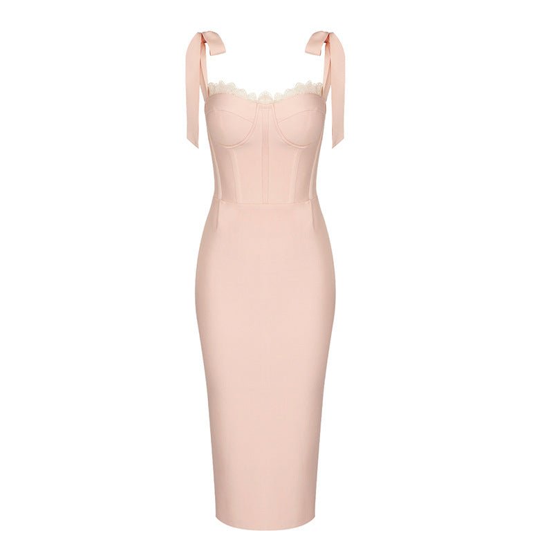 Bonita Bandage Midi Dress - Pink | Slay Eclectic