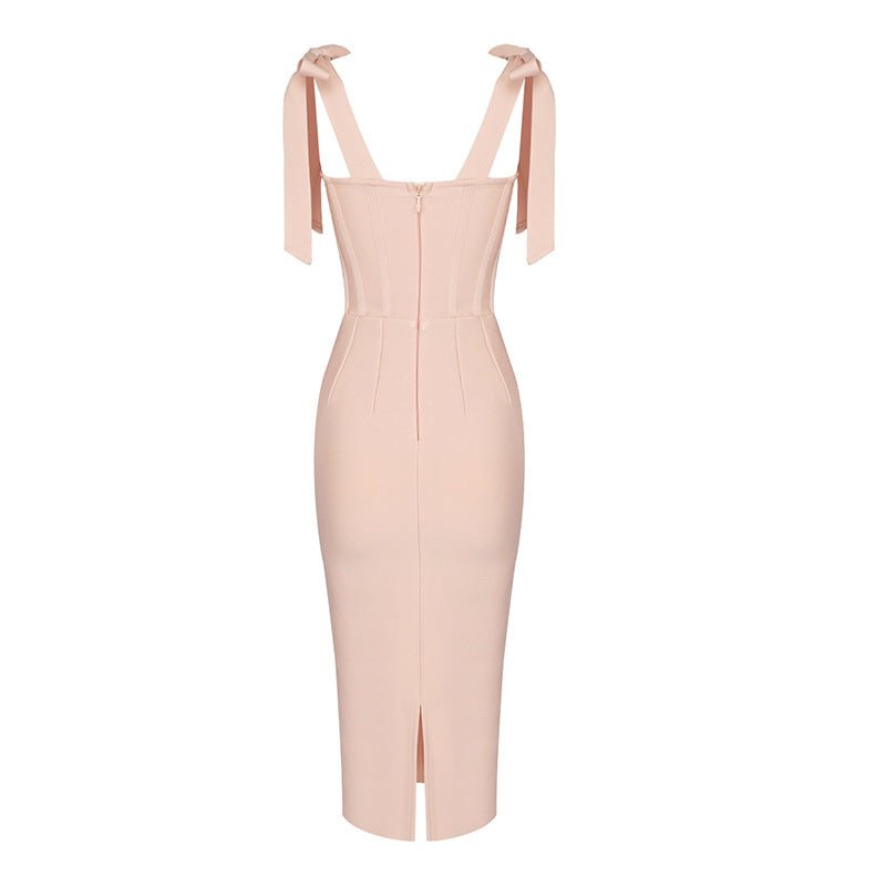 Bonita Bandage Midi Dress - Pink | Slay Eclectic