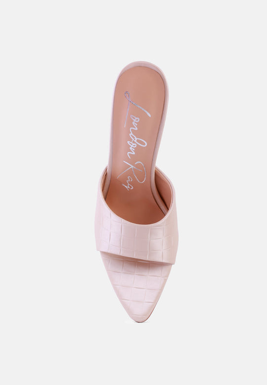 Bottoms Up Strappy Slip On Stiletto Heels-3
