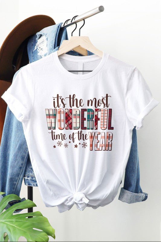 Christmas Plaid Quote Graphic Tee | Slay Eclectic