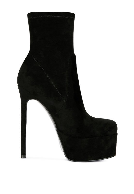 Clubbing High Heeled Microfiber Ankle Boot | Slay Eclectic