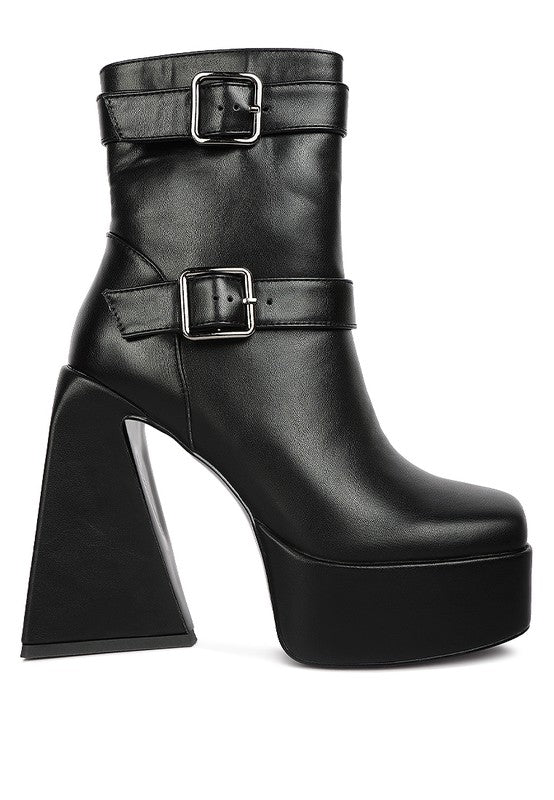 Cocoa Dreamland High Platform Heel Ankle Boots | Slay Eclectic