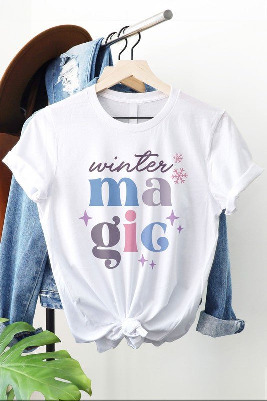 Winter Quotes Graphic Tee-Slay Eclectic