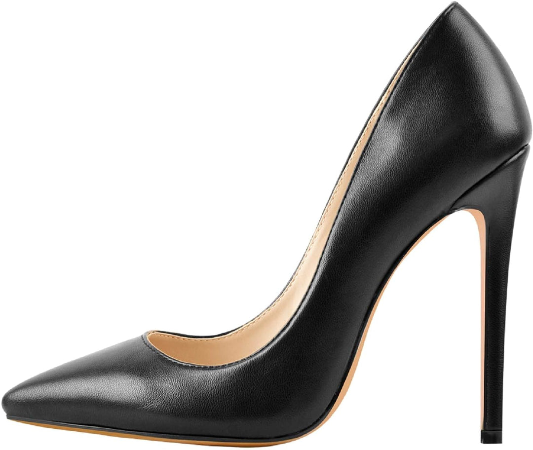 Women'S Classic Pumps Pointed Toe Sexy 4.7 Inches High Heels