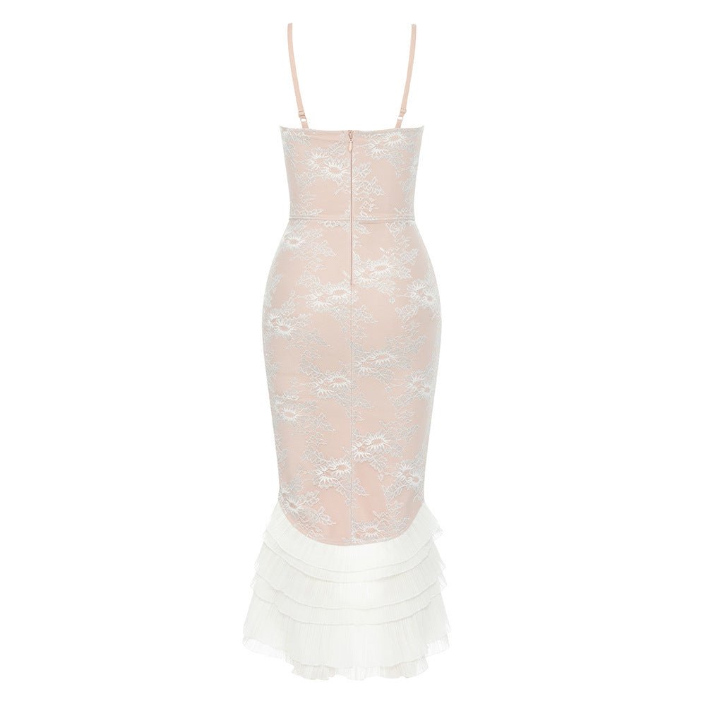 Dainty Bandage Midi Dress - White | Slay Eclectic