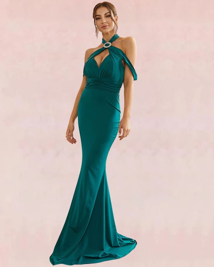 Emerald Maxi Dress - Green - Slay Eclectic