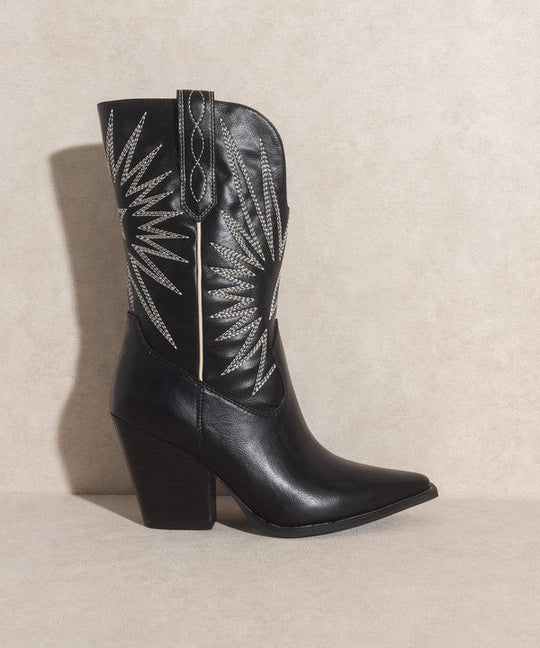 Emersyn Starburst Cowboy Boots: A Touch of Bohemian Elegance - Slay Eclectic