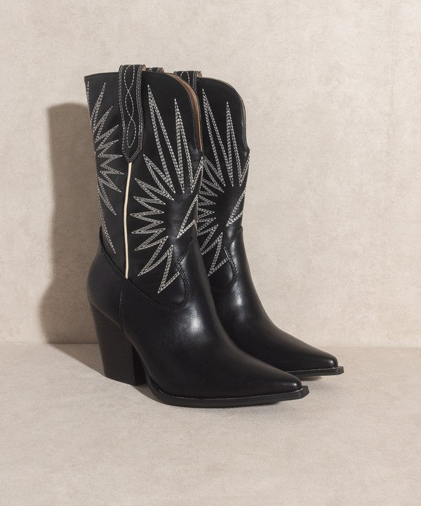 Emersyn Starburst Cowboy Boots: A Touch of Bohemian Elegance - Slay Eclectic