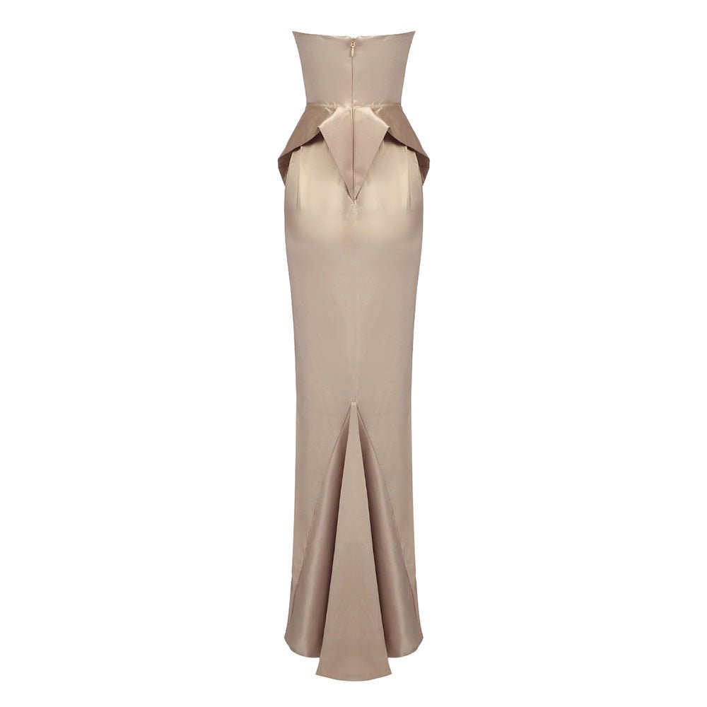 Enchanté Bandage Maxi Dress - Beige | Slay Eclectic