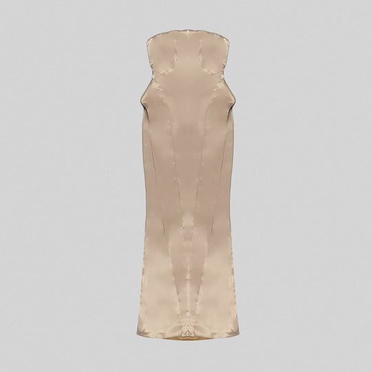 Enchanté Bandage Maxi Dress - Beige | Slay Eclectic