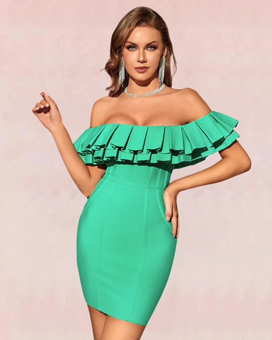 Enliven Bandage Mini Dress - Green | Slay Eclectic