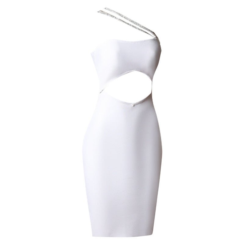 Entwined Bandage Midi Dress - White | Slay Eclectic