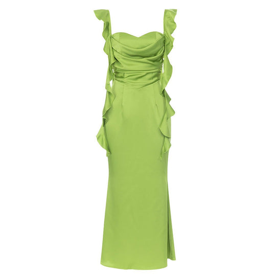 Envy Spaghetti Bandage Maxi Dress - Green | Slay Eclectic