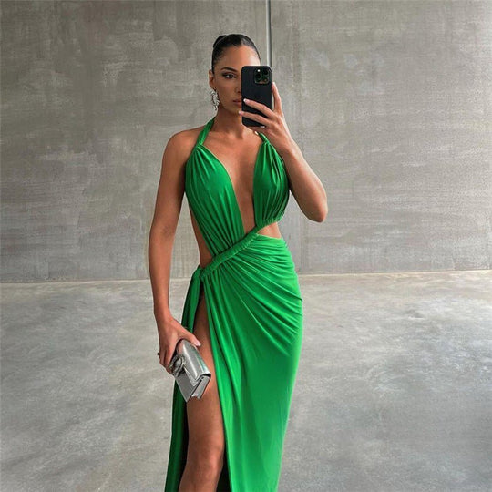 Evergreen Maxi Dress - Green | Slay Eclectic