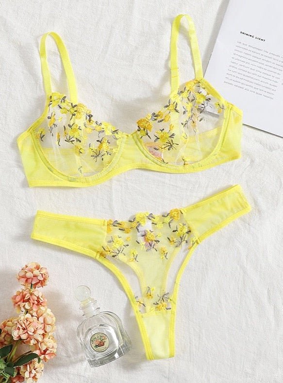 Fragrant Intimate 2-Piece - Yellow | Slay Eclectic