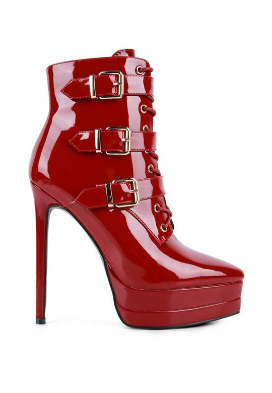 High Heeled Patent PU Stiletto Boot | Slay Eclectic