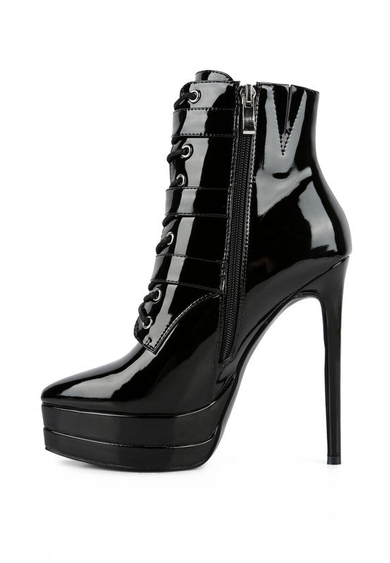 High Heeled Patent PU Stiletto Boot | Slay Eclectic