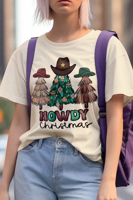 Howdy Christmas Tree Graphic Tee | Slay Eclectic