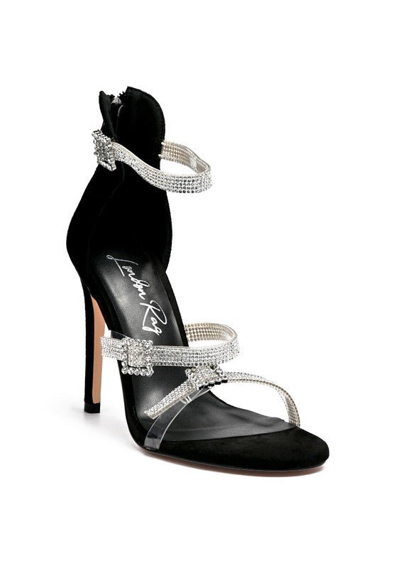 INES BLING STRAP HIGH HEEL SANDALS-Slay Eclectic