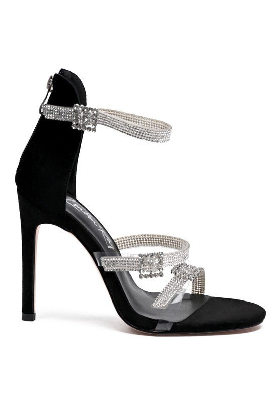 INES BLING STRAP HIGH HEEL SANDALS-Slay Eclectic