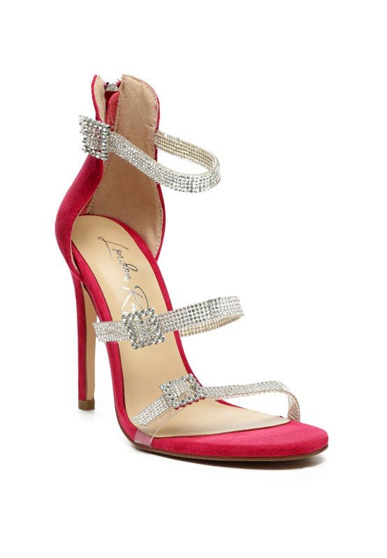 INES BLING STRAP HIGH HEEL SANDALS-Slay Eclectic