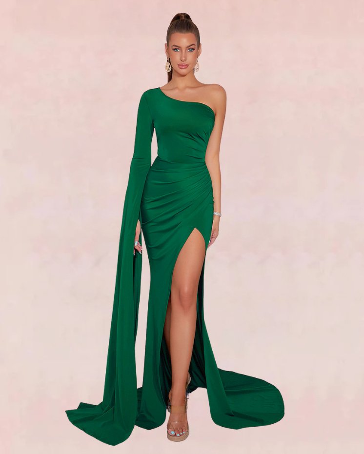 Jubilee Bodycon Maxi Dress - Green | Slay Eclectic