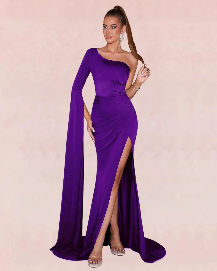 Jubilee Bodycon Maxi Dress - Purple | Slay Eclectic