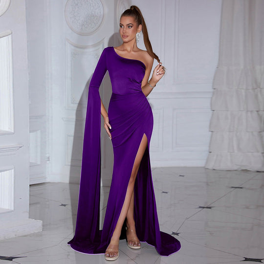 Jubilee Bodycon Maxi Dress - Purple | Slay Eclectic