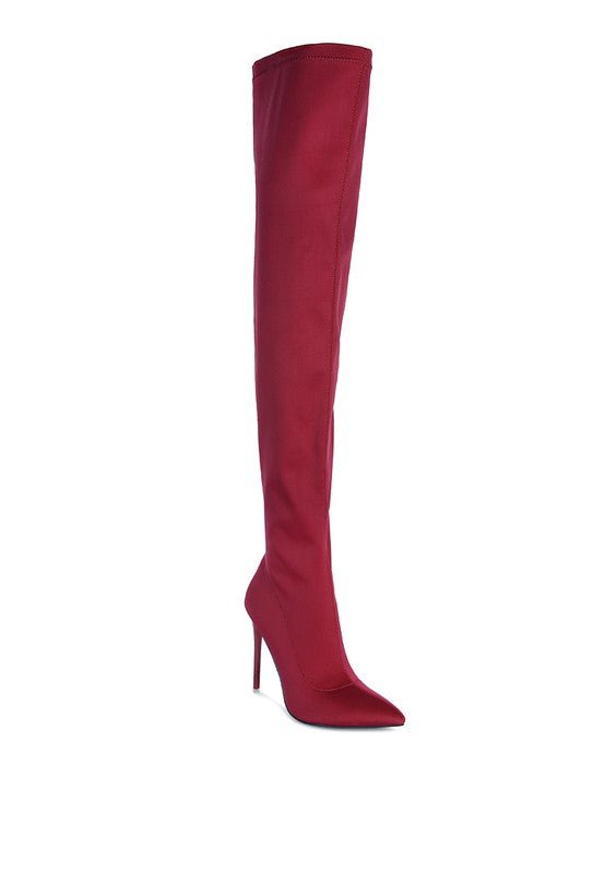 Lolling High Heel Long Boots-Slay Eclectic