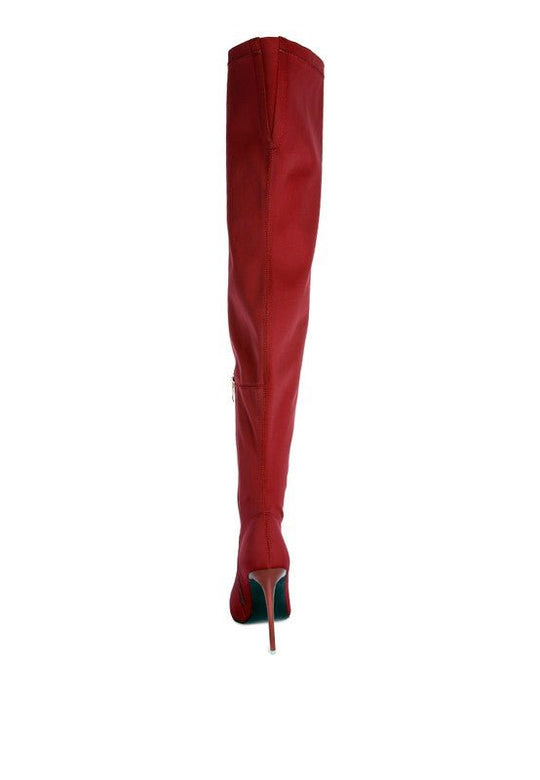 No Calm Superstretch Stiletto Long Boot | Slay Eclectic