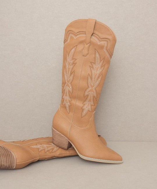 Oasis Society Ainsley - Embroidered Cowboy Boot - Slay Eclectic