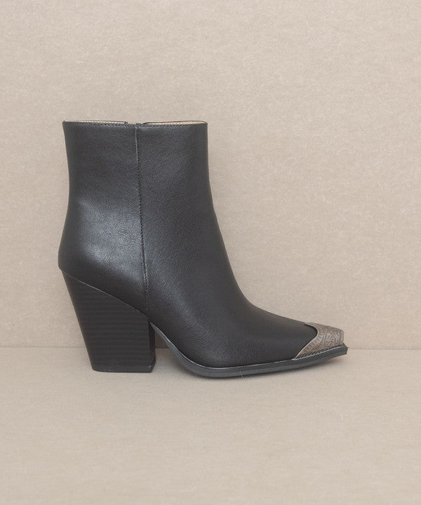 OASIS SOCIETY Zion - Bootie with Etched Metal Toe | Slay Eclectic