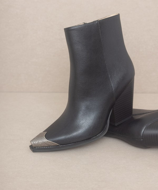 OASIS SOCIETY Zion - Bootie with Etched Metal Toe | Slay Eclectic